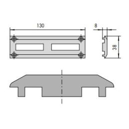 Cisa nylon counterplate 06277 10