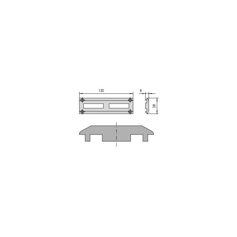 Cisa nylon counterplate 06277 10