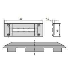 Cisa nylon counterplate 06277 14