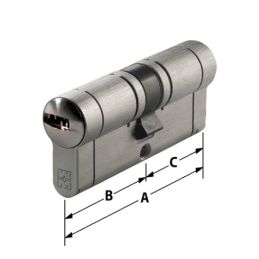 Cilindro di sicurezza Mottura Champions C28PLUS chiave/chiave