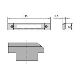 Cisa nylon counterplate 06277 77