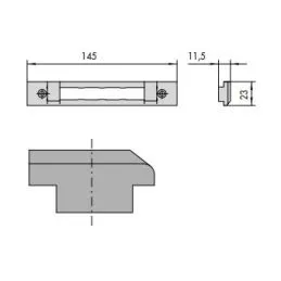 Cisa nylon counterplate 06277 77