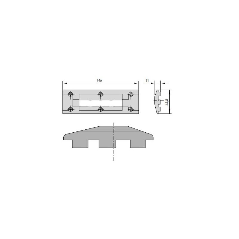 Cisa nylon counterplate 06277 92