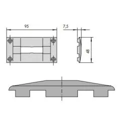 Cisa nylon counterplate 06287 14