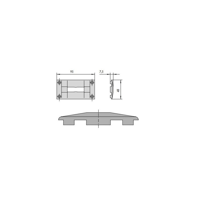 Cisa nylon counterplate 06287 14