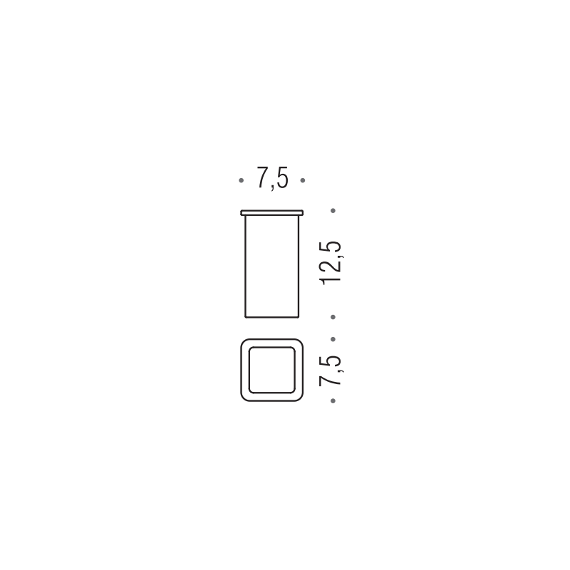 [SPARE PART] Glass B3752 Colombo Design