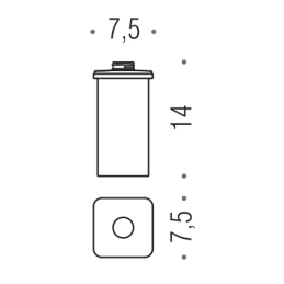 [SPARE PART] Container for soap dispenser B9377 Colombo Design