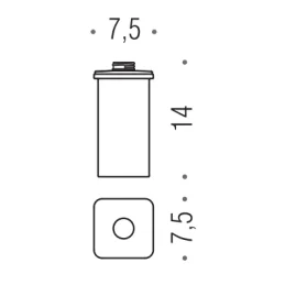 [SPARE PART] Container for soap dispenser B9377 Colombo Design