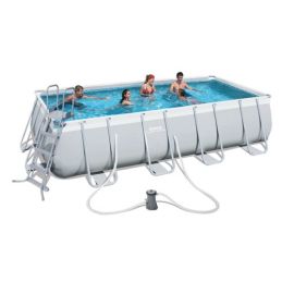 Piscina esterna rettangolare BestWay 56670 Power Steel 488x244