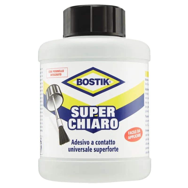 Adesivo colla Bostik Superchiaro D2329 flacone 400 ml con Adesivo colla Bostik Superchiaro D2329 flacone 400 ml con