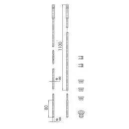 Serie aste interne diritte Cisa 06441.10.0