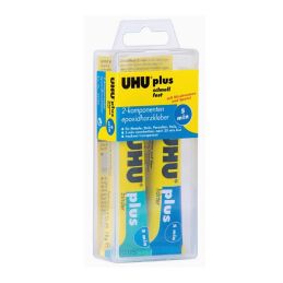 Adesivo UHU-Plus 5 MINUTI SCHNELLFEST 2x15ml 45700 D9244