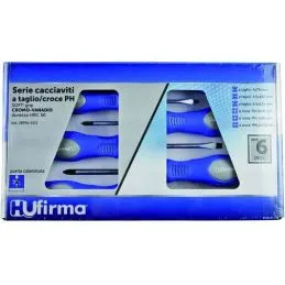 HU-FIRMA screwdriver set 6 pieces cut / cross