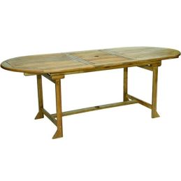 Garden table wood oval Vigor ZEUS