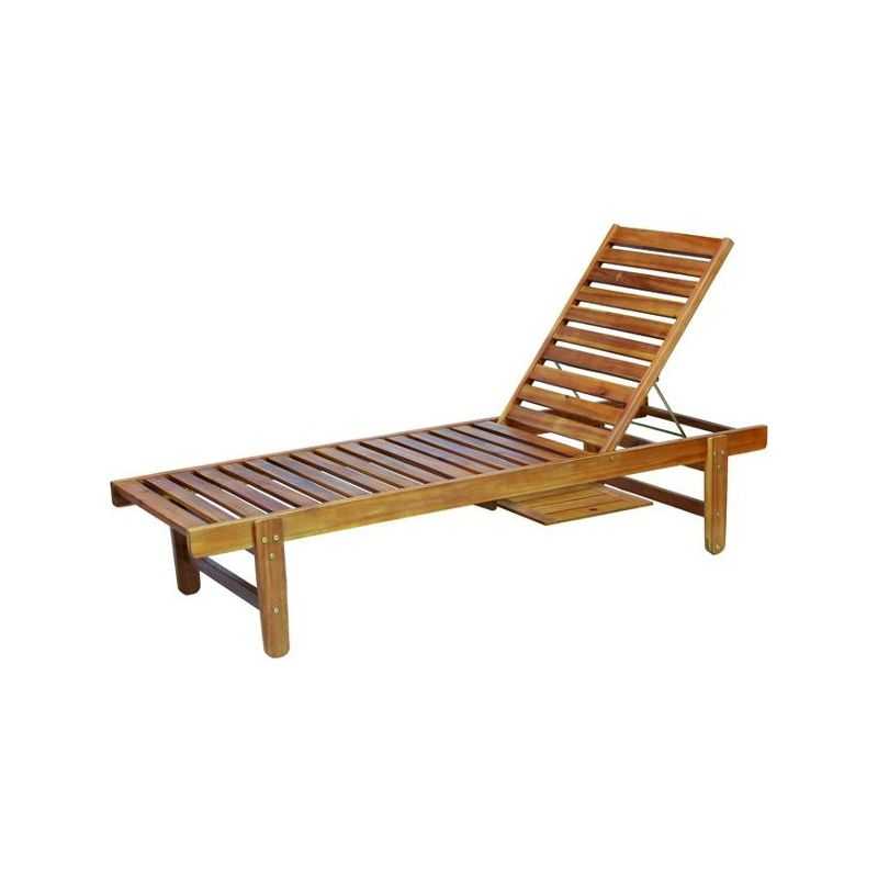 Vigor Selene wooden sunbed