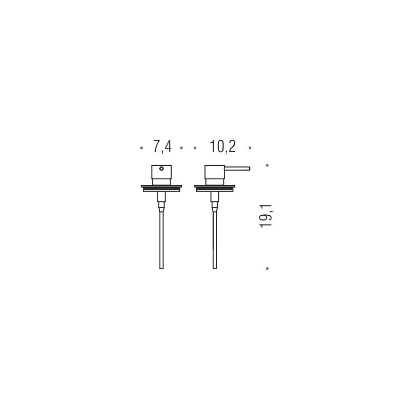 [SPARE PART] Pump for soap dispenser W4953 XL Colombo Design