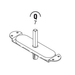 Martellina sq.7 mechanism for Colombo Design windows handle