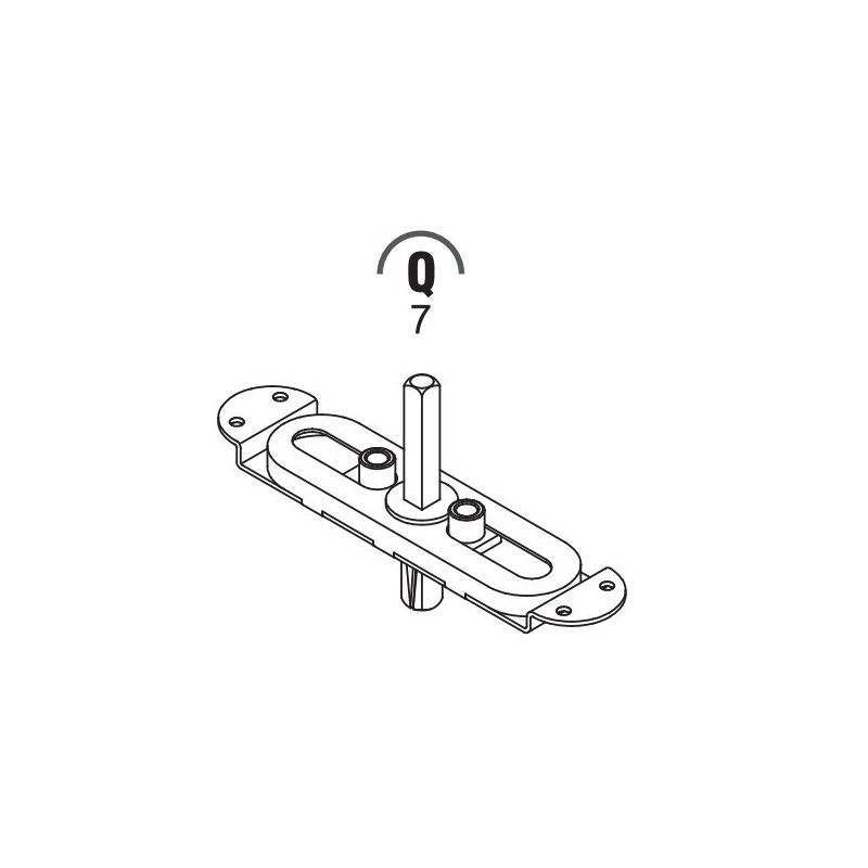 Gratz+sq.7 mechanism for Colombo Design windows handle