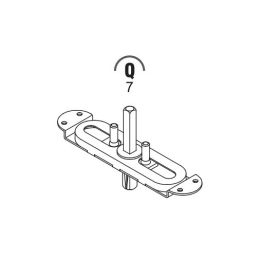 Gratz CP+ sq.7 mechanism for Colombo Design windows handle