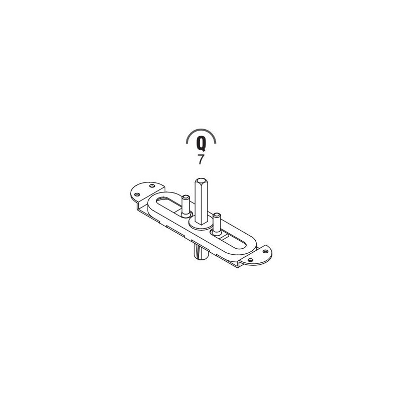 Gratz CP+ sq.7 mechanism for Colombo Design windows handle