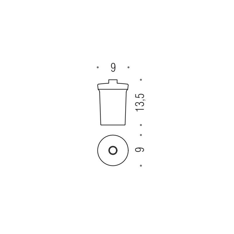 [Spare part] Container for soap dispenser B9355 Colombo Design