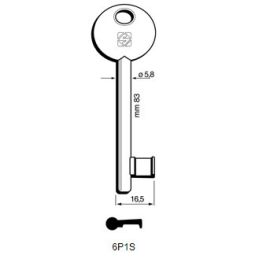 Chiave passepartout SX per serrature porte interne AGB