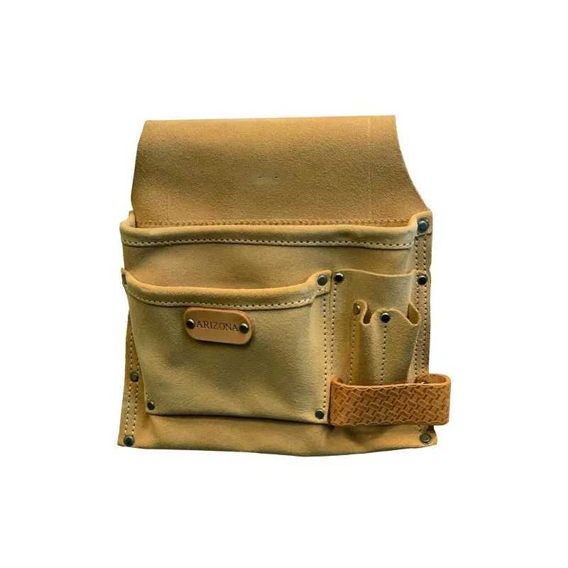 Carpenter bag in leather VIGOR ARIZONA