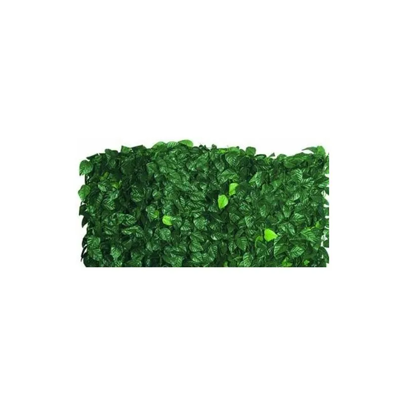 Synthetic leaf laurel hedge with shading net Lauro-Mix Synthetic leaf laurel hedge with shading net Lauro-Mix