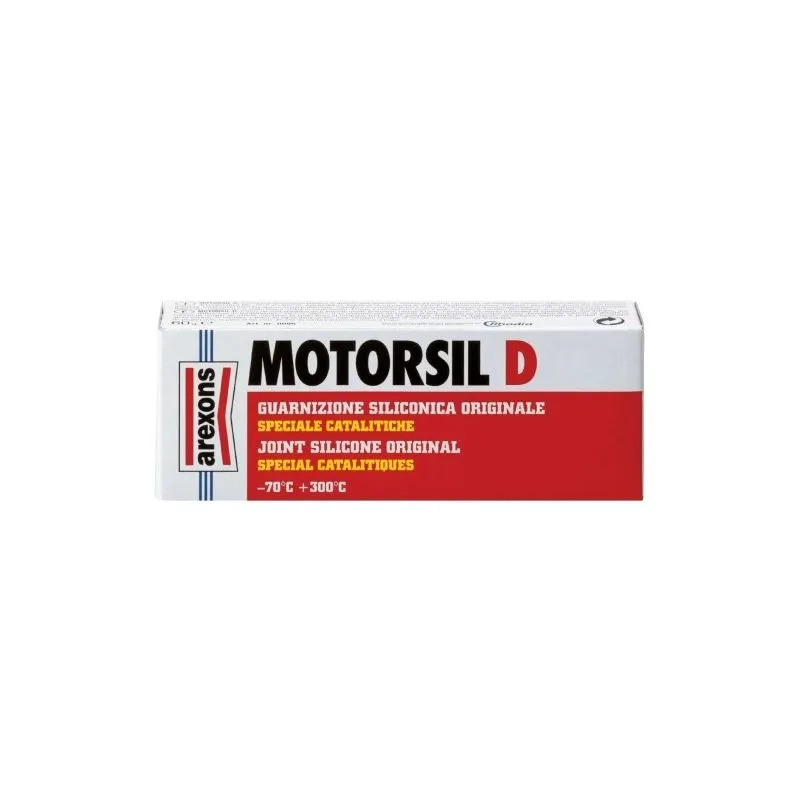 Guarnizione siliconica rossa MOTORSIL D Arexons 60ml Guarnizione siliconica rossa MOTORSIL D Arexons 60ml