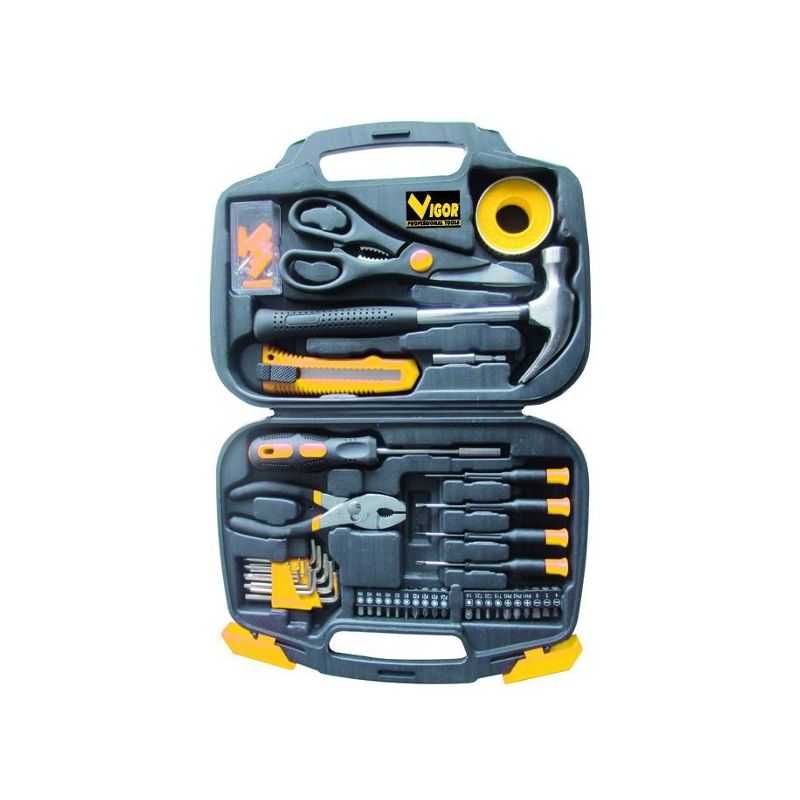 Case with tools 124 pcs VIGOR VAU-V124