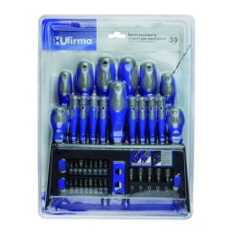 HU-FIRMA screwdriver set 39 pieces cut / cross