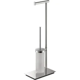 Piantana cm.66.5 porta rotolo/scopino B9904 Colombo Design