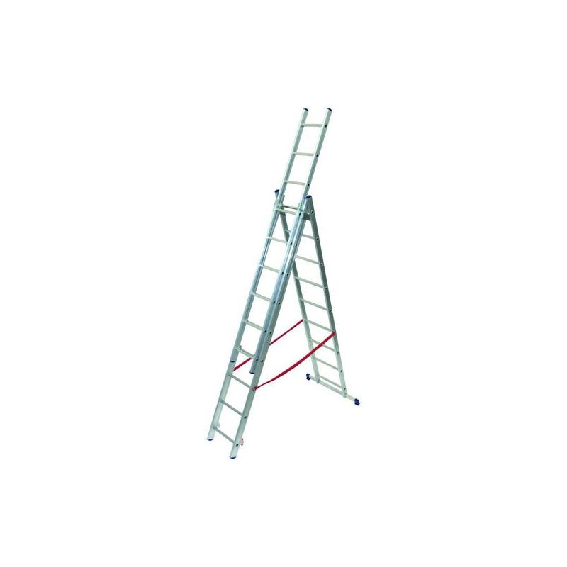 Convertible ladder 3 ramps in aluminum Facal STILO