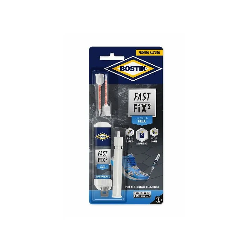 Adesivo Bostik Fast Fix² D2013 Liquid Flex bicomponente Adesivo Bostik Fast Fix² D2013 Liquid Flex bicomponente