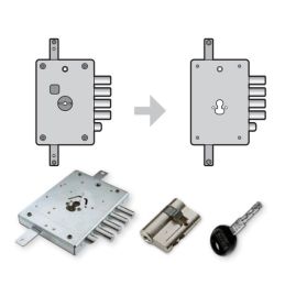 Kit conversione da doppia mappa a cilindro europeo NE42C porta