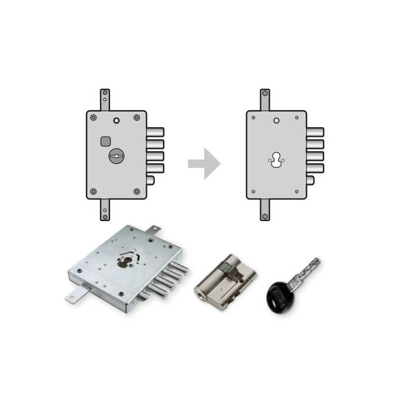 Lock conversion kit DIERRE AT4 - ASSO 5/6 - SPARTA 4/5/6