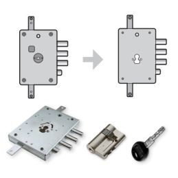 Lock conversion kit DIERRE DOUBLE 4 - SINGLE 5