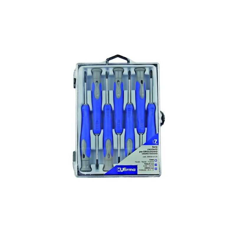 Screwdriver set for watchmaker HU-Signature 7 pieces