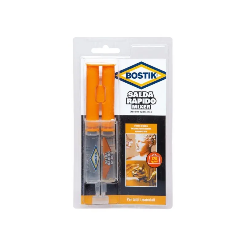 Adesivo colla Bostik Saldarapido Mixer D2870 24ml Adesivo colla Bostik Saldarapido Mixer D2870 24ml