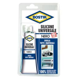 Silicone acetico nero tubetto Bostik D2478 ml.60