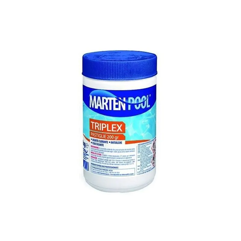 TRIPLEX chlorine and algaecide for pools Kg.5 TRIPLEX chlorine and algaecide for pools Kg.5