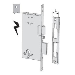 Cisa 12011 electric lock threading for wooden doors