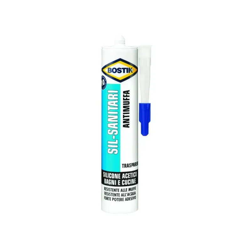 Acetic silicone SIL-Sanitari Bostik Transparent 280ml Acetic silicone SIL-Sanitari Bostik Transparent 280ml