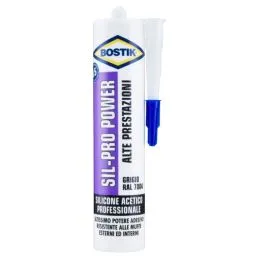 Silicone acetico SIL-PRO POWER Bostik Grigio RAL 7004 D2636