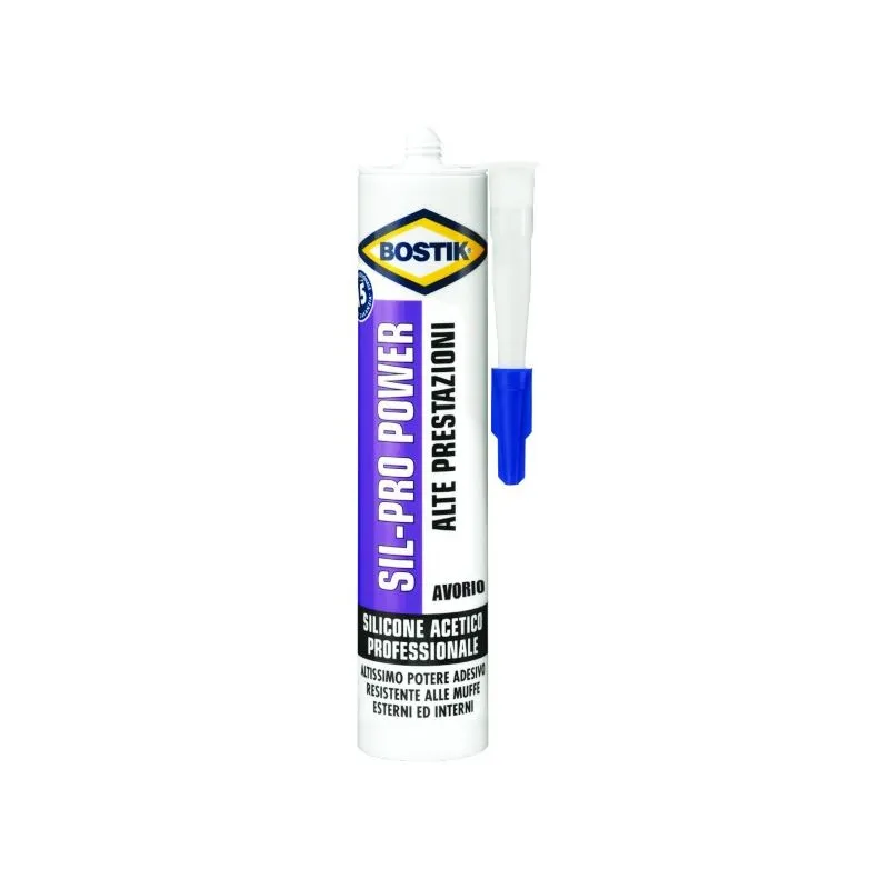 SIL-PRO POWER acetic silicone Bostik Ivory RAL 1013 300ml SIL-PRO POWER acetic silicone Bostik Ivory RAL 1013 300ml