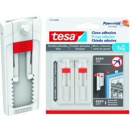 Chiodo adesivo TESA Powerstrips 77773 per carta parati e