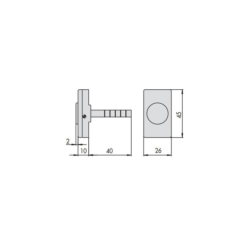 CISA plastic button 06110.15 for electric lock