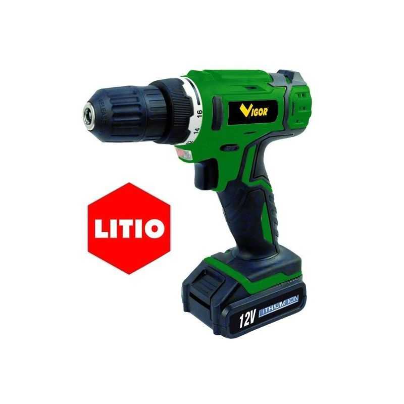 Trapano avvitatore a batteria Litio TB-12LI VIGOR