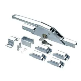 Latch cariglione type CAR 682 with key for metal doors and