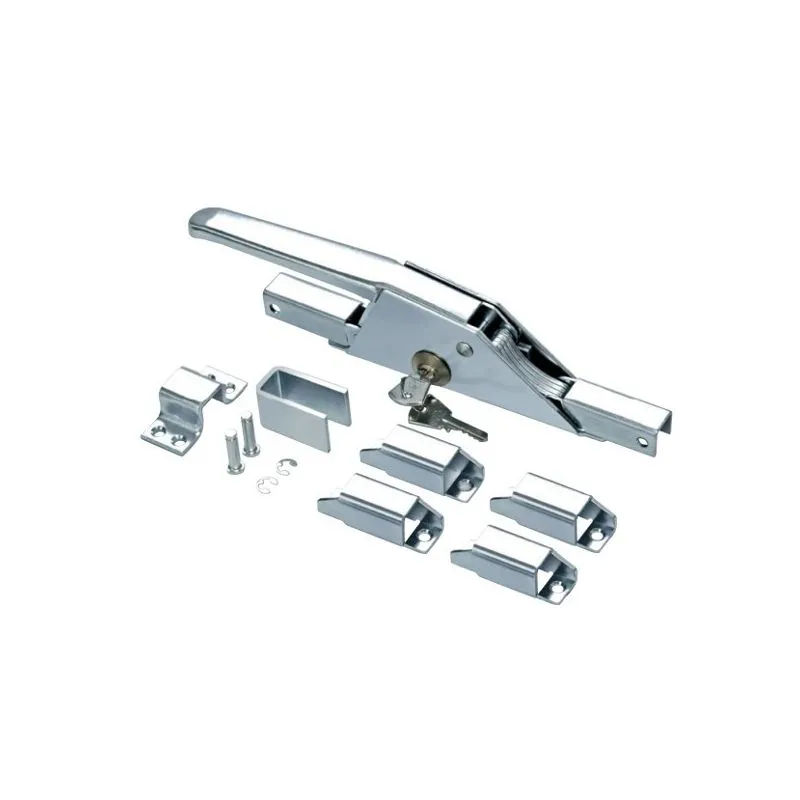 Latch cariglione type CAR 682 with key for metal doors and